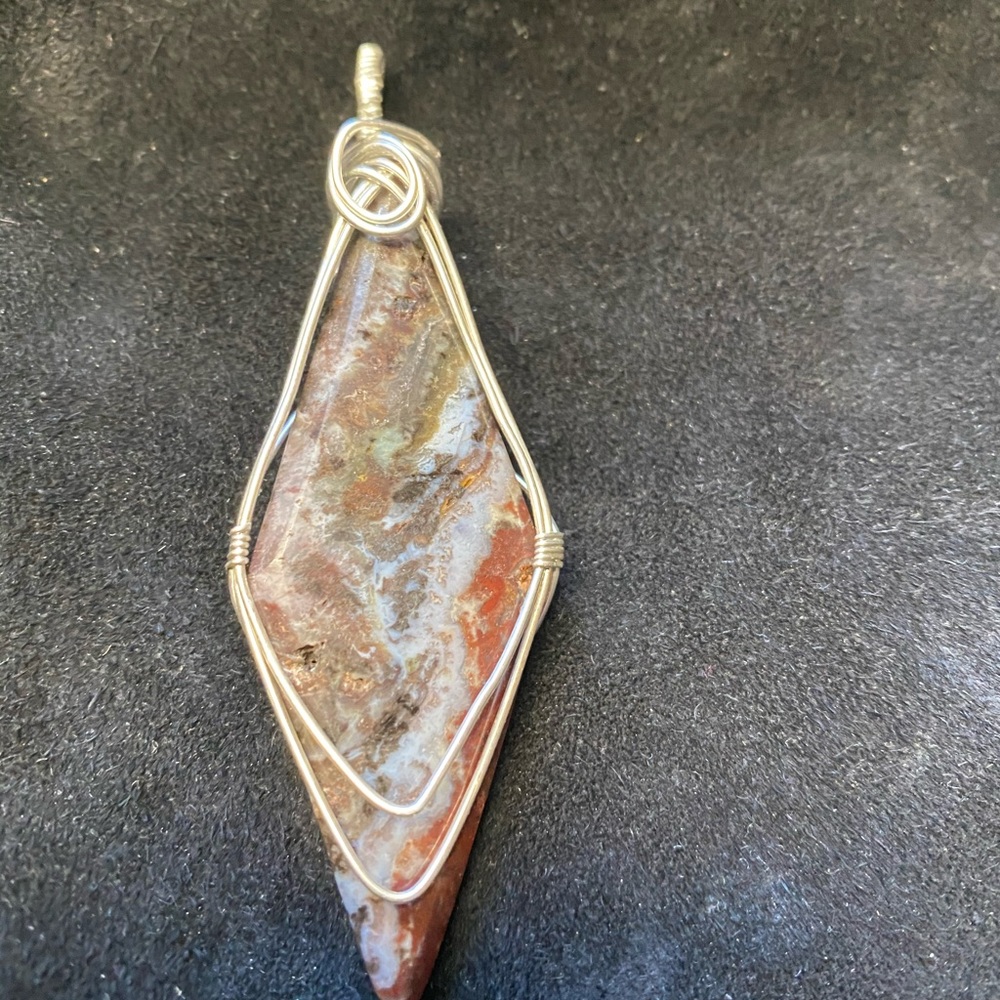Lagena Lace Jasper pendant